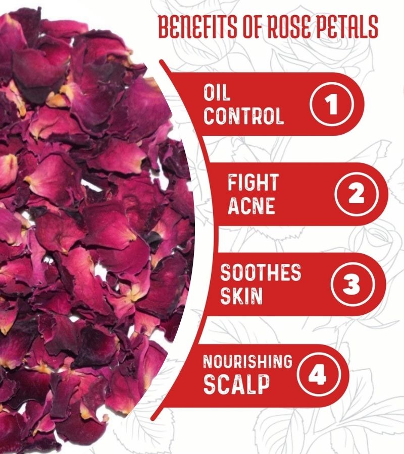 Dried Rose Petals (Gulab Patti) - Image 2
