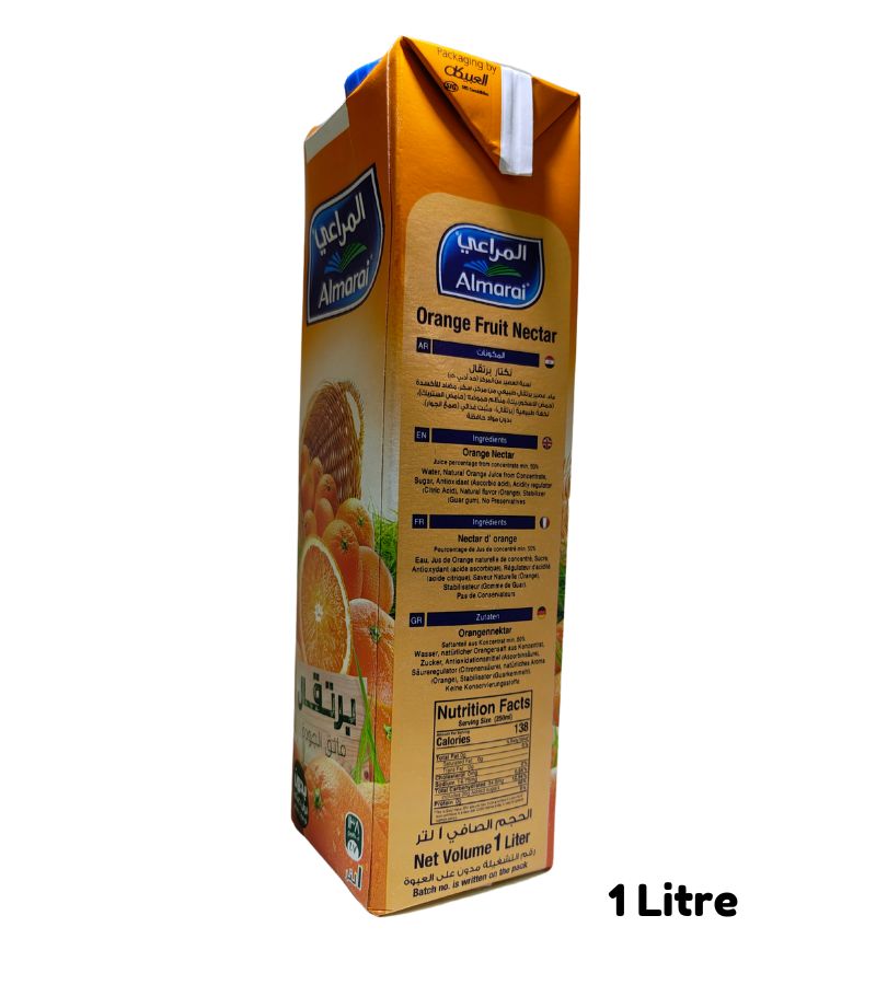 Almarai Orange Nectar Juice - 1 Litre - Image 2