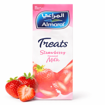 Almarai UHT Strawberry Flavored Milk Treats – 200ml