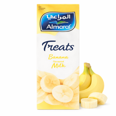 Almarai UHT Banana Flavored Milk Treats – 200ml